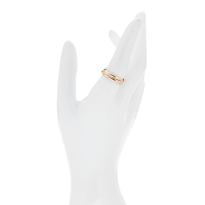 Cartier 18K Pink Yellow White Gold Small Trinity Ring 58 8.25 2 of 6
