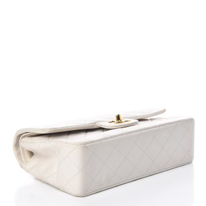 Chanel Lambskin Quilted Small Double Flap White 4 of 18