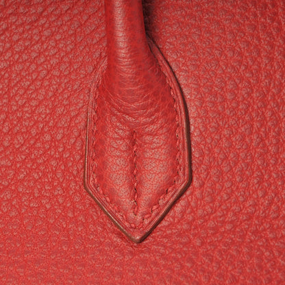 Hermes Buffle Skipper Birkin 35 Rouge Vif 40 of 40