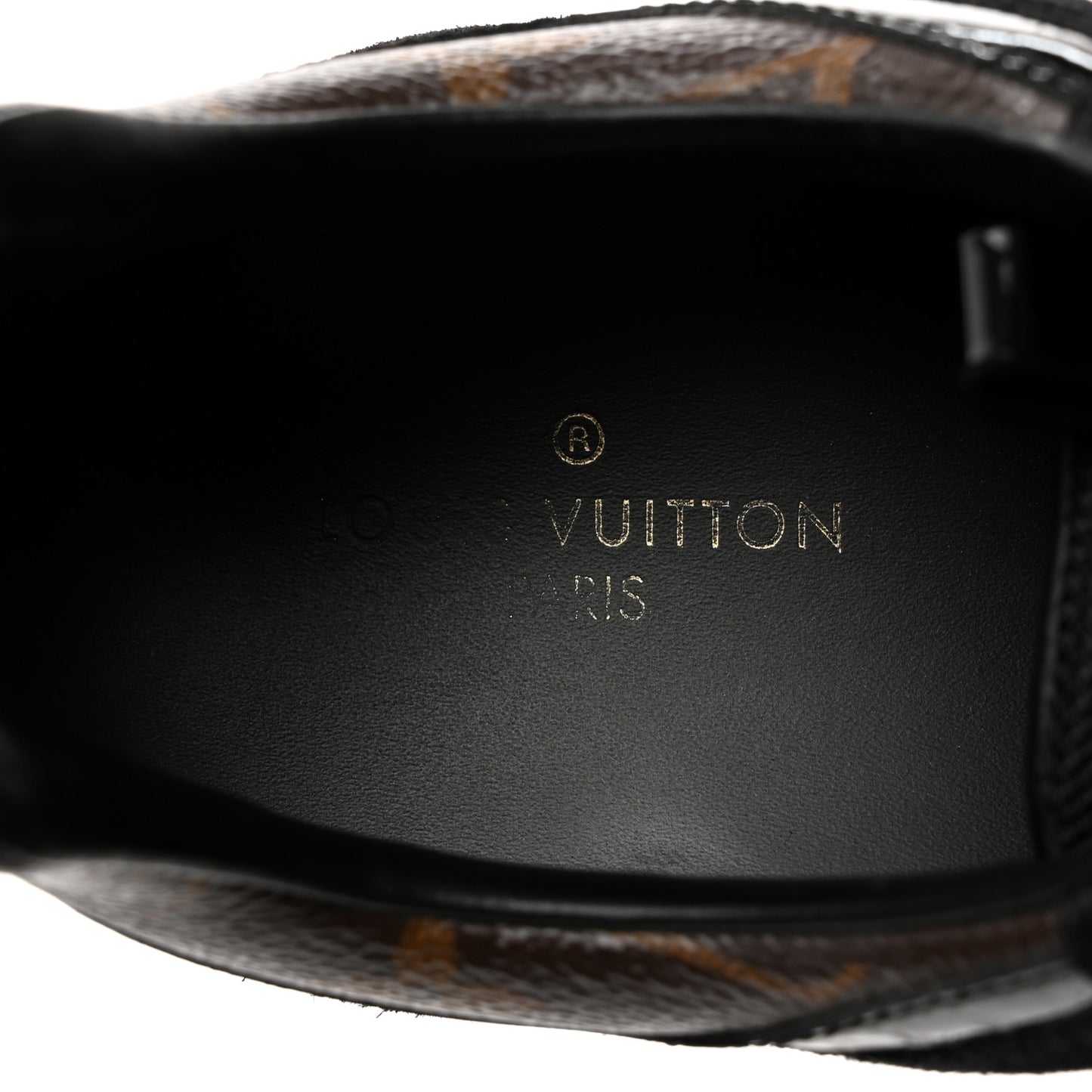 Suede Monogram Run Away Sneakers 39 Black