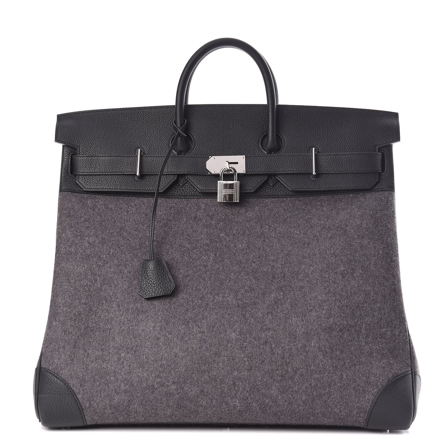 Togo Wool HAC Travel Birkin 50 Black