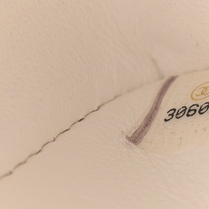 Chanel Caviar Quilted Medium Double Flap White 7 of 11