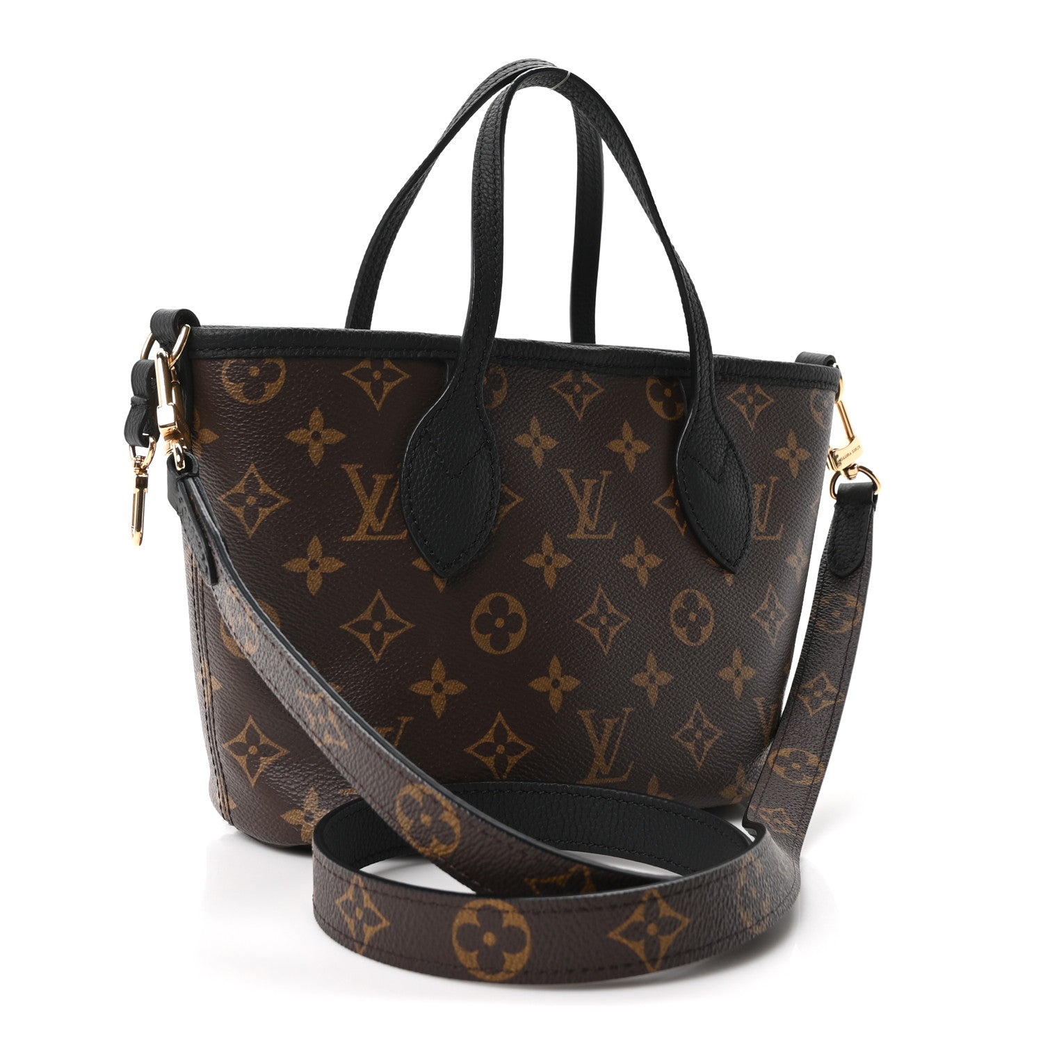Louis Vuitton Monogram Neverfull Inside Out Bandouliere BB Black 4 of 10