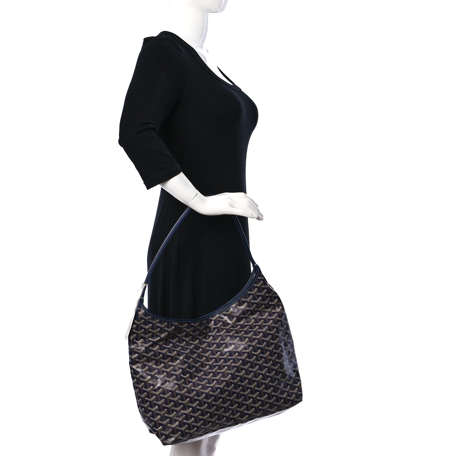 Goyard Goyardine Boheme Hobo Navy Blue 2 of 11