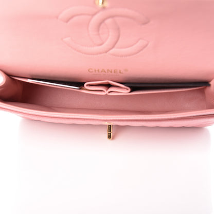 Chanel Caviar Quilted Medium Double Flap Pink 7 of 11