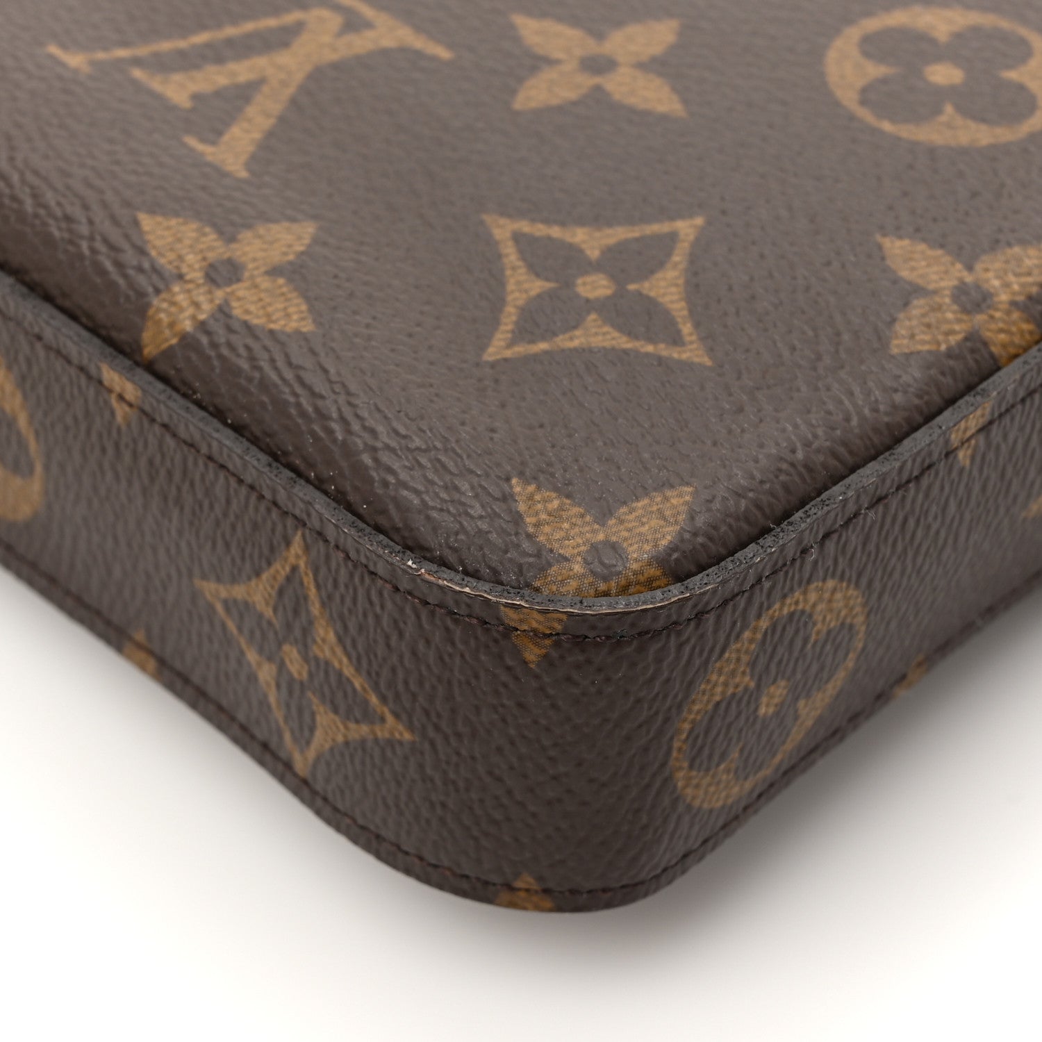 Louis Vuitton Monogram Pochette Felicie Chain Wallet Fuchsia 18 of 19