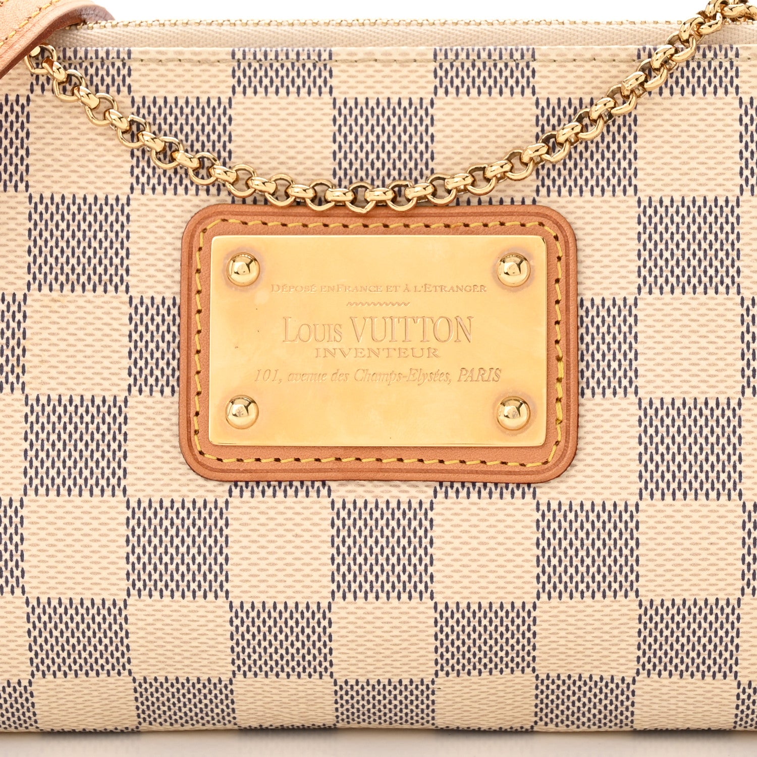 Louis Vuitton Damier Azur Eva Clutch 8 of 10