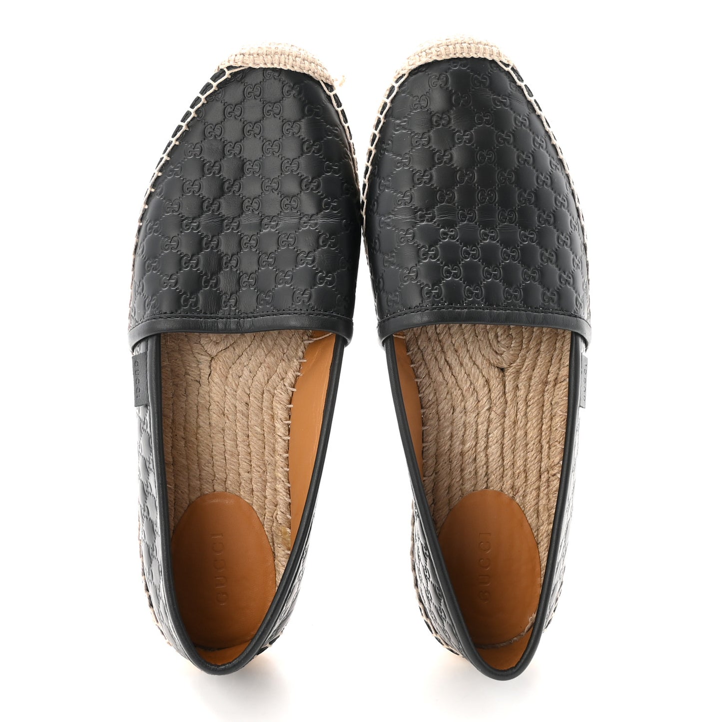 Microguccissima Signature Espadrilles 38.5 Black