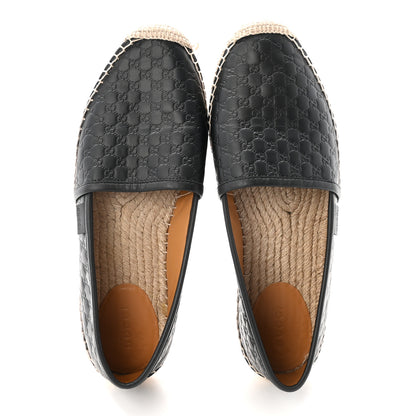 Gucci Microguccissima Signature Espadrilles 38.5 Black 2 of 9