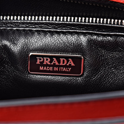 Prada Glace Calfskin Arcade Crossbody Bag Lacca 6 of 9