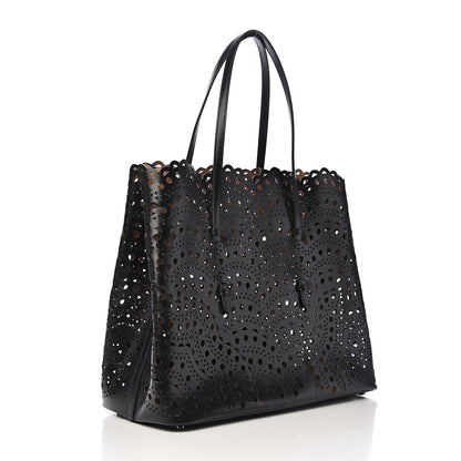 Alaia Lux Calfskin Vienne Wave 32 Bag Black 3 of 13