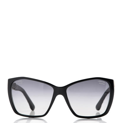 Chanel Lambskin Quilted Reissue Polarized Sunglasses 5327-Q Black 2 of 8