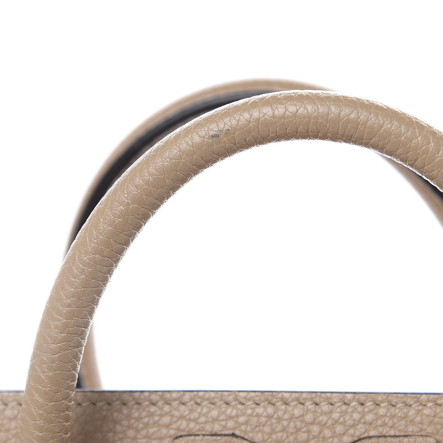 Drummed Calfskin Nano Luggage Dune