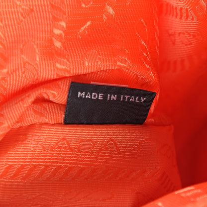 Prada Re-Nylon Saffiano Re-Edition 2005 Shoulder Bag Arancio 8 of 10