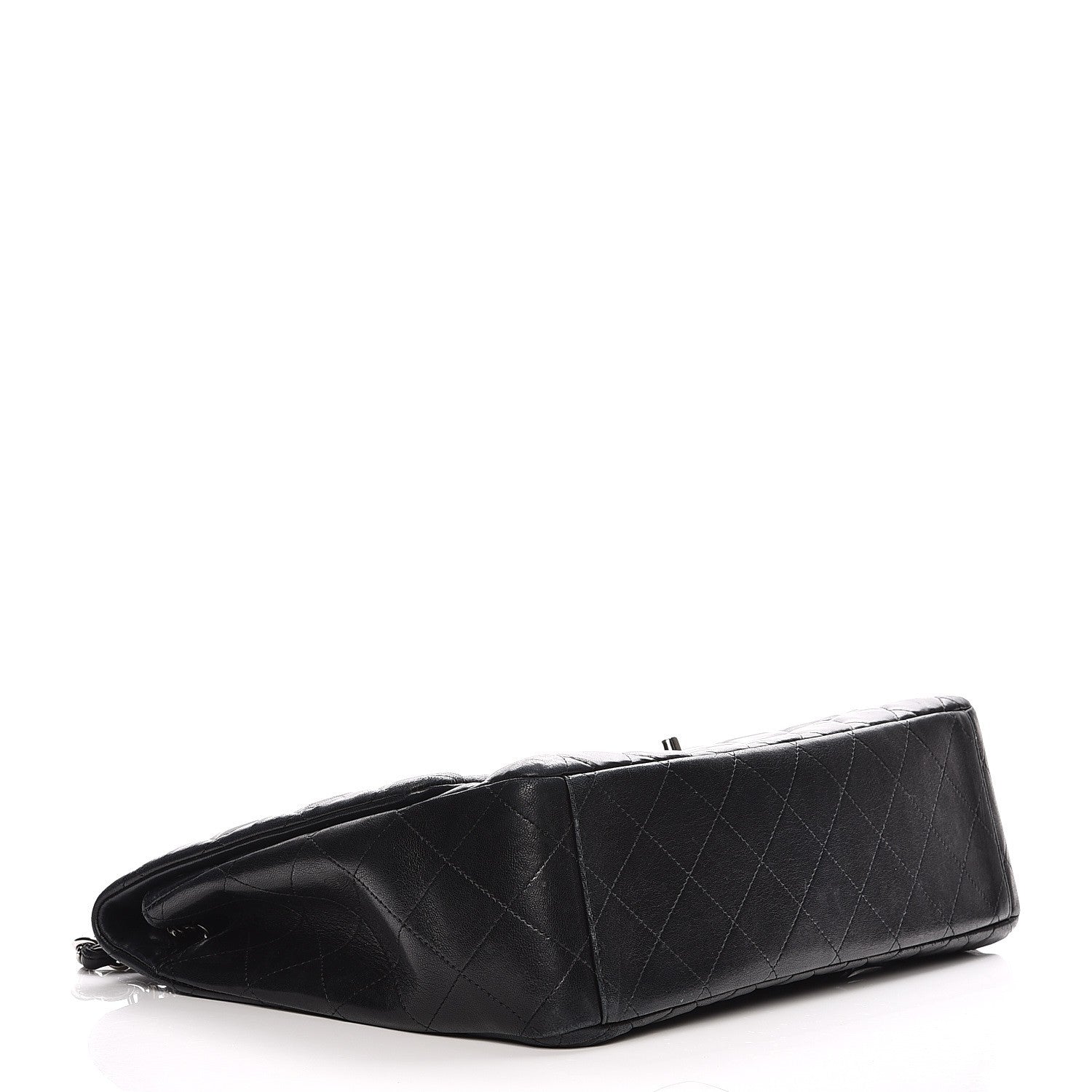Chanel Lambskin Quilted Maxi Single Flap Black 4 of 16