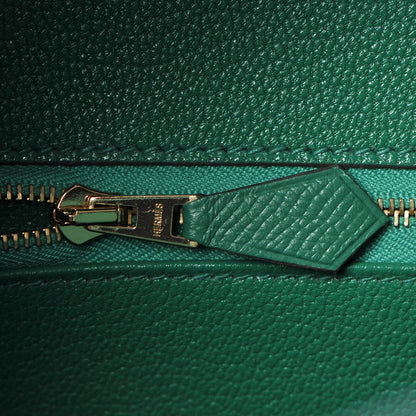 Hermes Epsom Birkin 30 Vert Vertigo 22 of 35