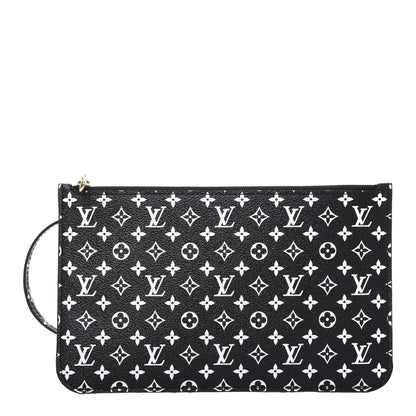 Louis Vuitton Monogram Giant Jungle Neverfull MM GM Pochette Black 1 of 10