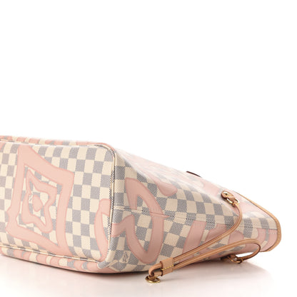 Louis Vuitton Damier Azur Tahitienne Neverfull MM 11 of 14