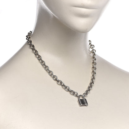 Tiffany Sterling Silver 1837 Lock Charm Necklace 2 of 5