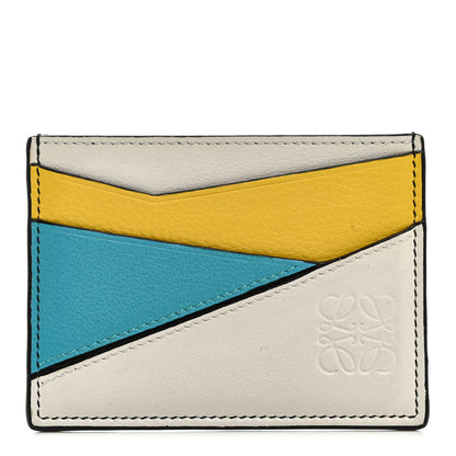 Loewe Calfskin Puzzle Colorblock Card Holder Multicolor 1 of 7