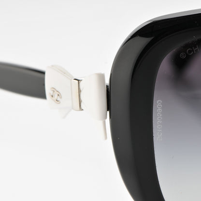Chanel CC Bow Sunglasses 5171 Black White 7 of 7