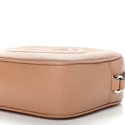 Gucci Pebbled Calfskin Small Soho Disco Bag Rose Beige 9 of 9