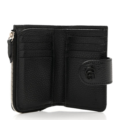 Gucci Dollar Calfskin Double G Wallet Black 5 of 8
