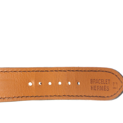 Hermes Stainless Steel Alligator 41mm Arceau Automatic Watch Havane 8 of 10