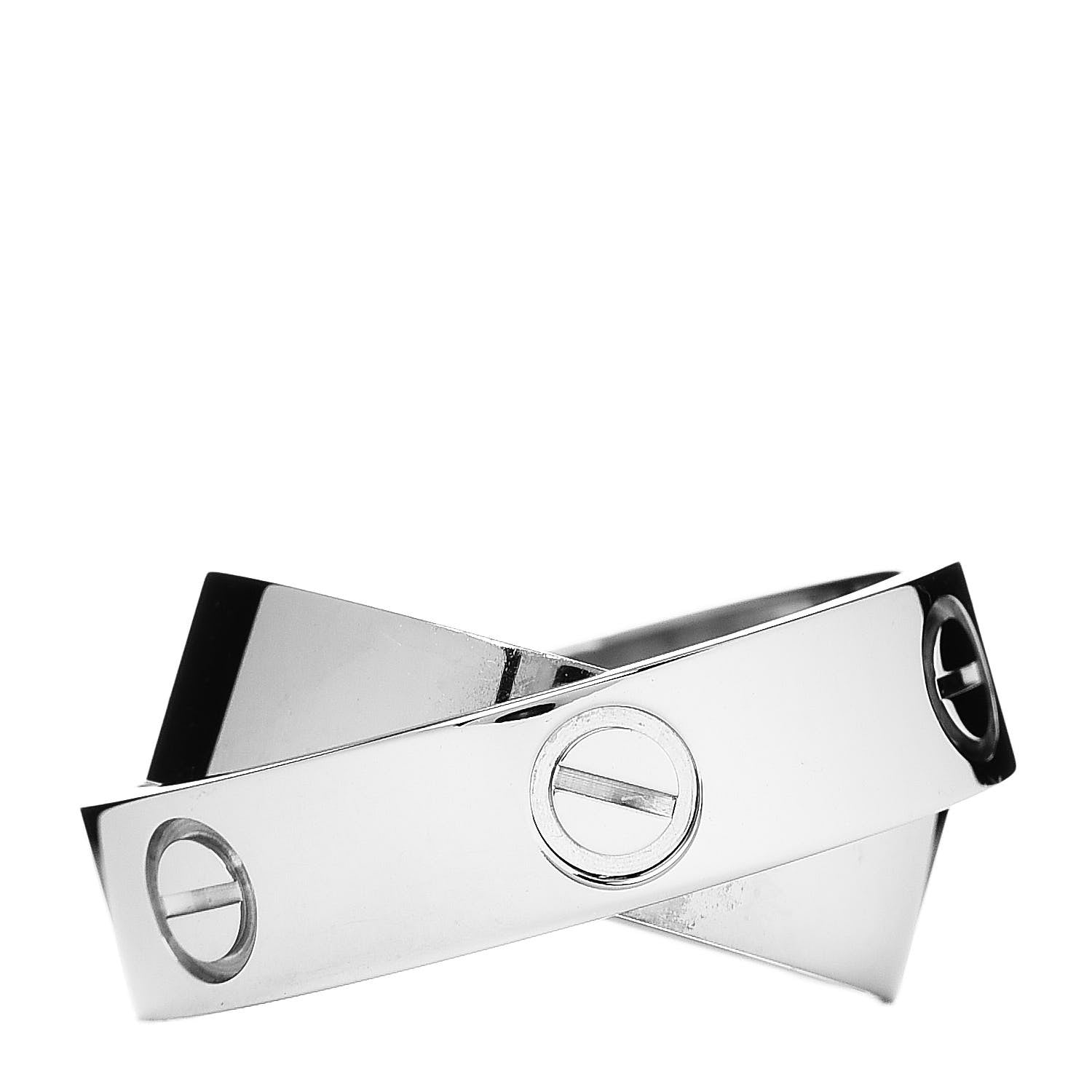 Cartier 18K White Gold 5.5mm Astro LOVE Ring 52 6 1 of 5