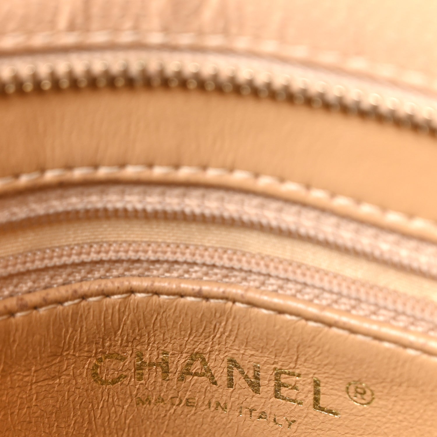 Chanel Caviar Quilted Medallion Tote Beige 6 of 10