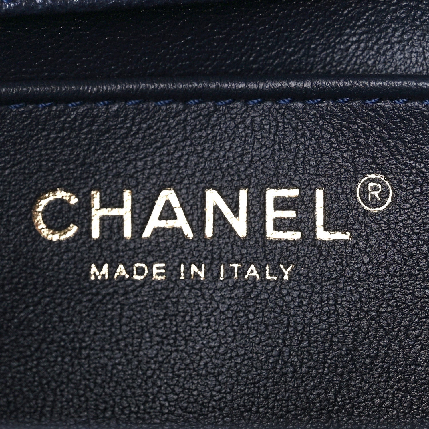 Chanel Caviar Quilted New Medium Boy Flap Dark Navy Blue 6 of 10