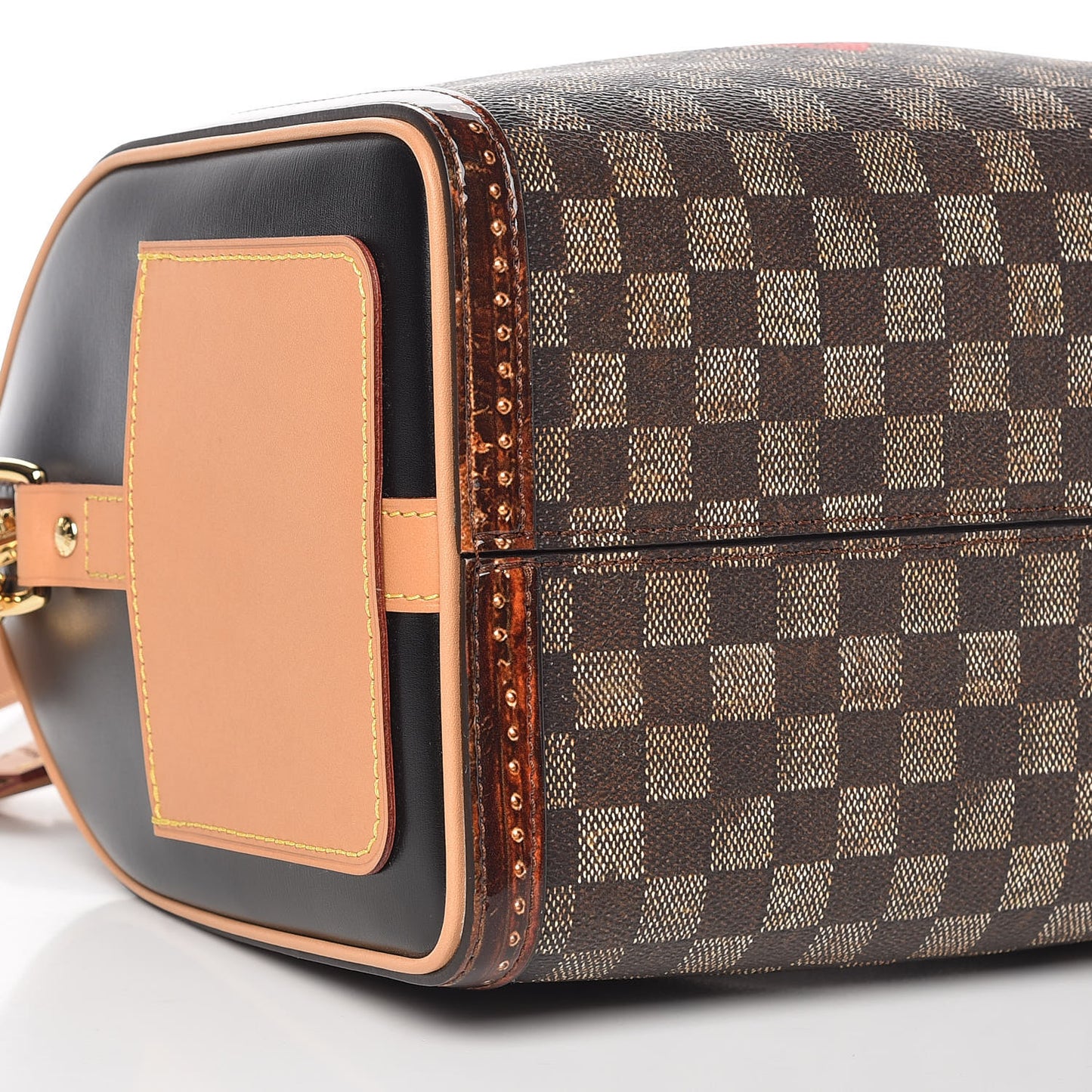 Transformed Damier Ebene Time Trunk Speedy Bandouliere 25 Black