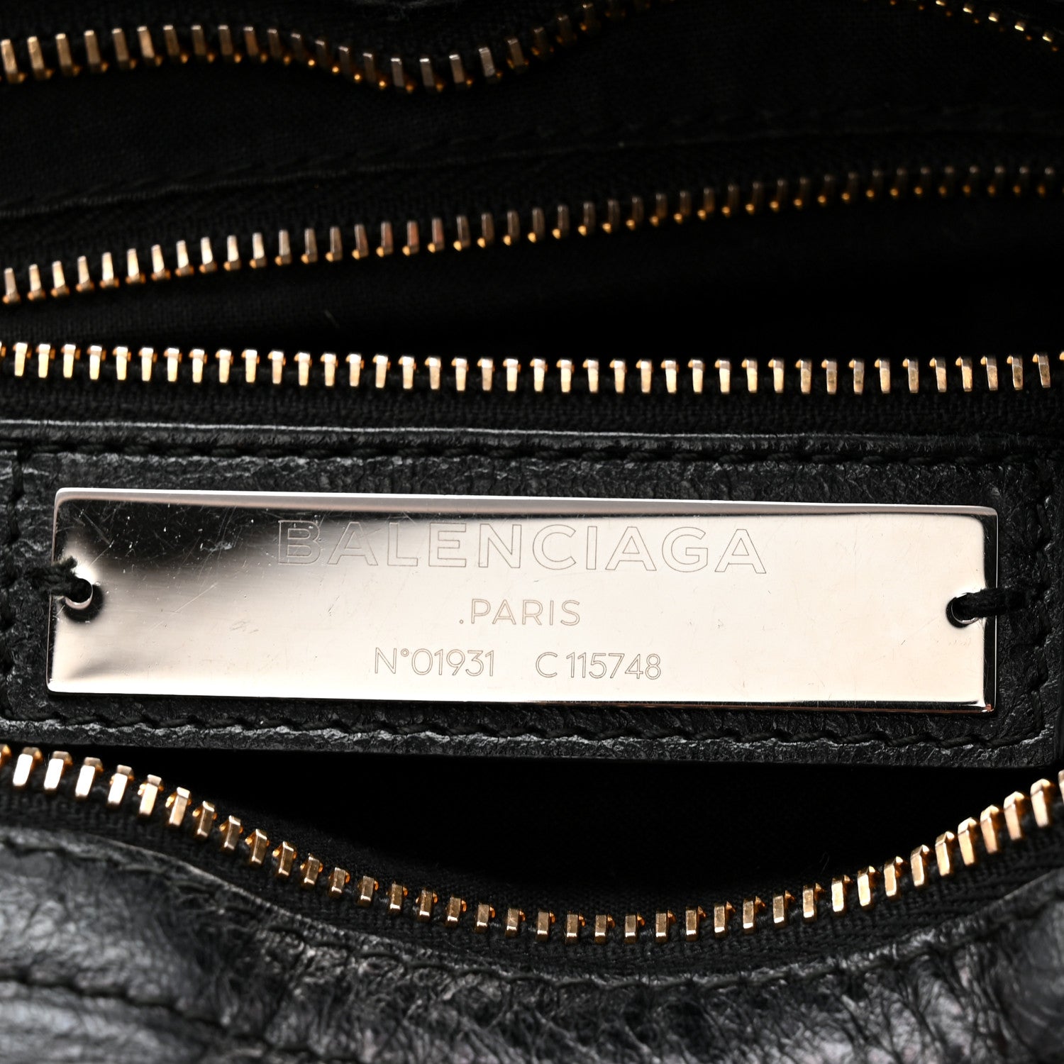 Balenciaga Agneau Classic Gold Hardware City Black 7 of 12