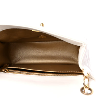 Chanel Lambskin Quilted Mini Pearl Crush Flap White 5 of 10
