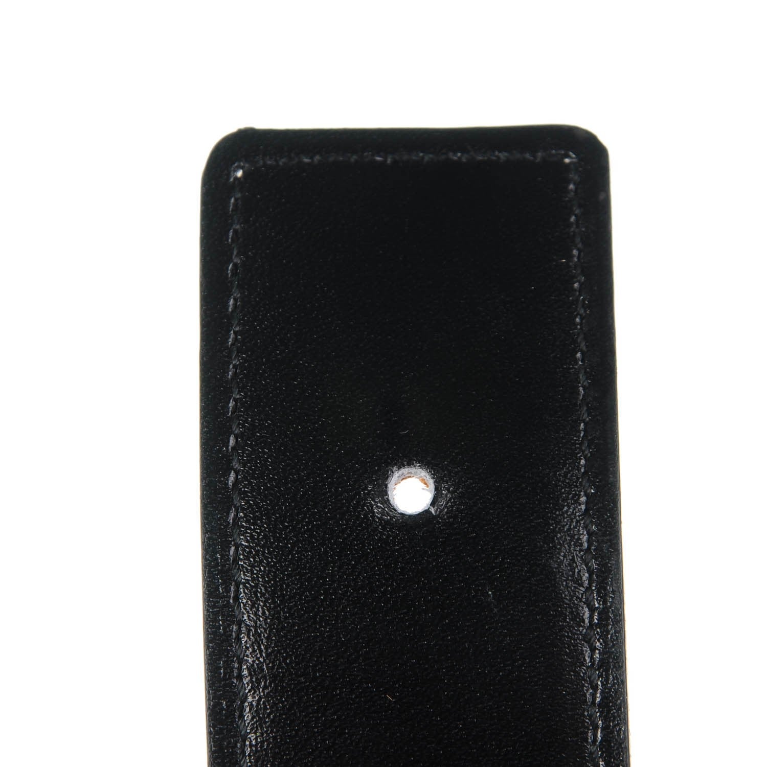 Hermes Box Togo 32mm Belt Strap 95 Black Gold 6 of 6