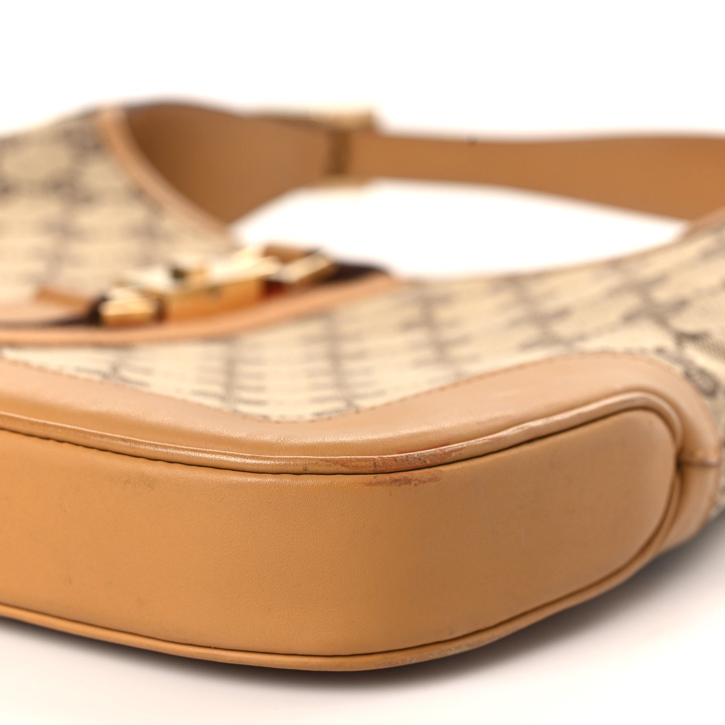 Monogram Web Jackie O Hobo Tan
