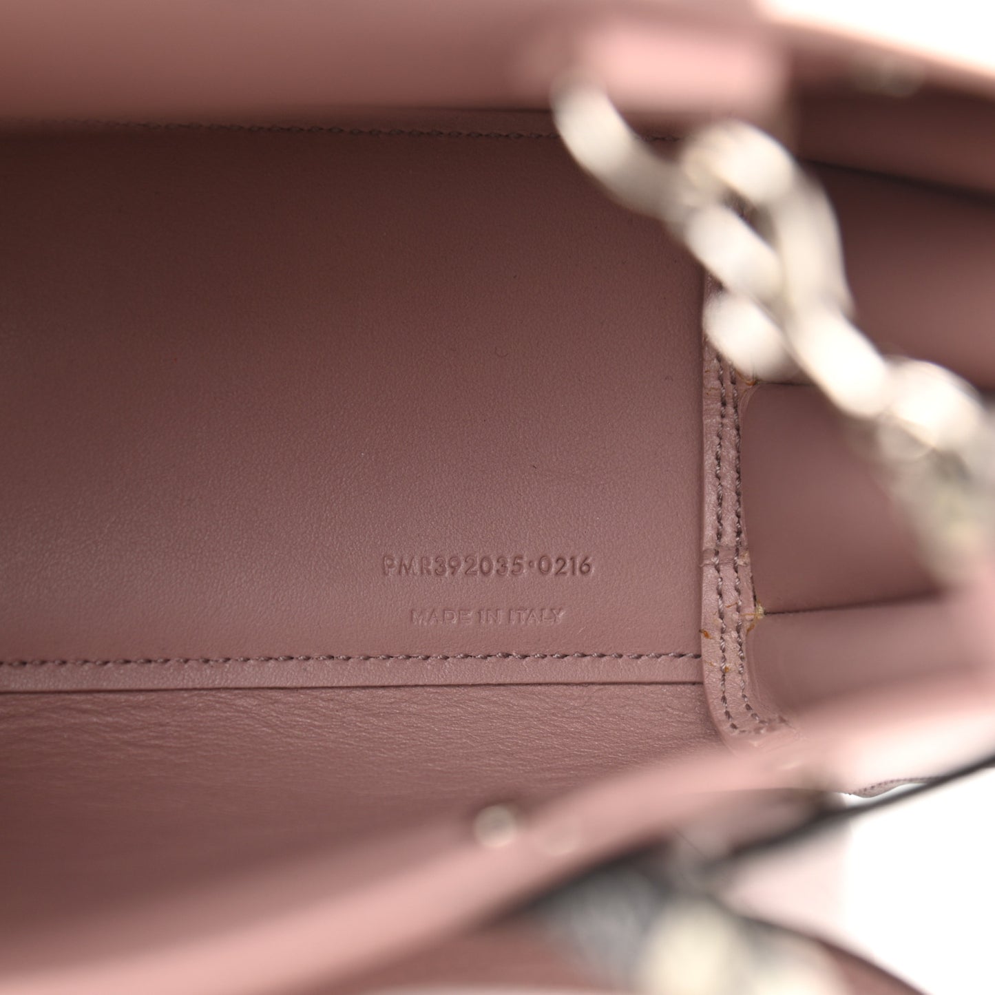 Calfskin Python Embossed Nano Sac De Jour Powder Pink
