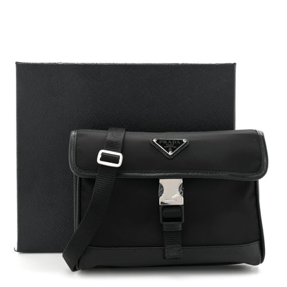 Prada Re-Nylon Saffiano Smartphone Case Crossbody Black 9 of 9