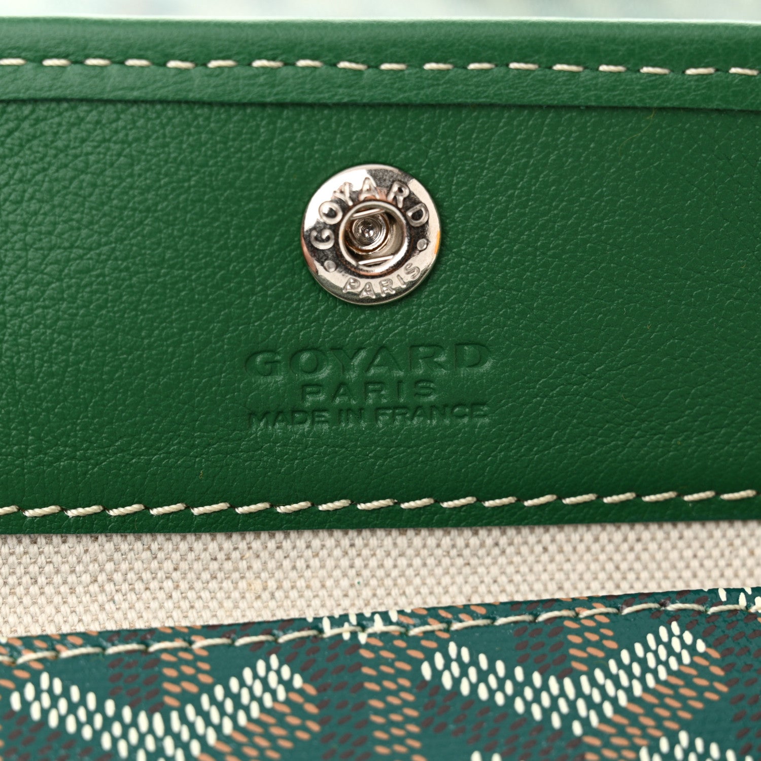 Goyard Goyardine Reversible Mini Anjou Green 12 of 19