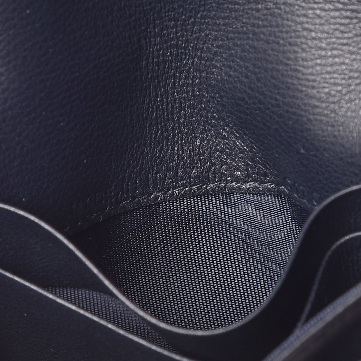 Christian Dior Oblique Saddle Card Holder Blue 7 of 10