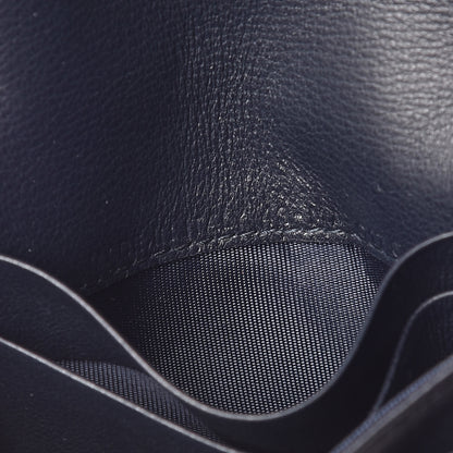 Christian Dior Oblique Saddle Card Holder Blue 7 of 10