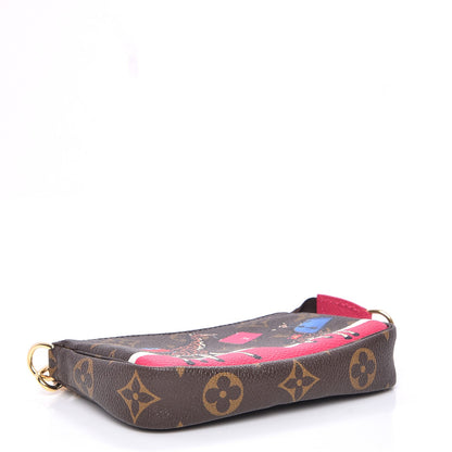 Louis Vuitton Monogram 2017 Christmas Animation Mini Pochette Accessories 4 of 8