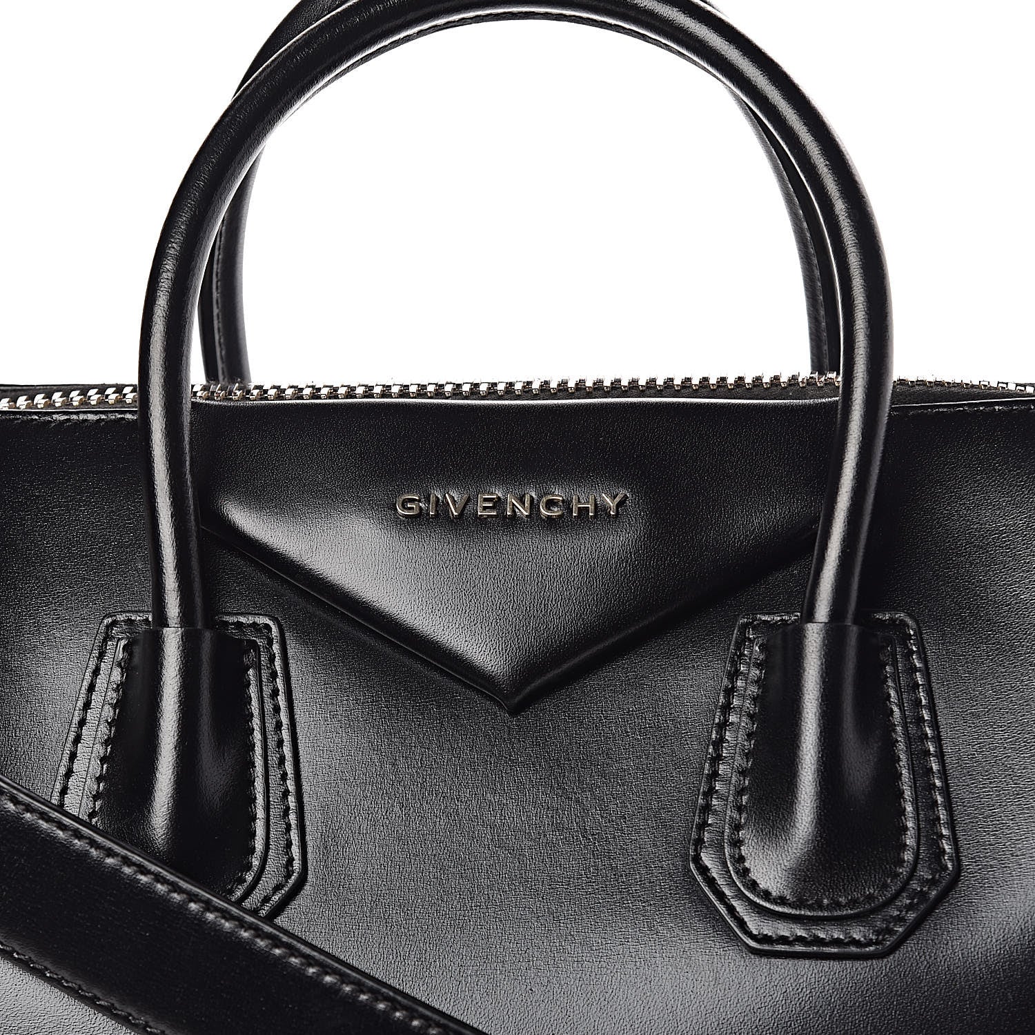 Givenchy Shiny Lord Calfskin Medium Antigona Black 11 of 11