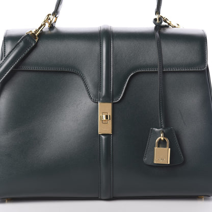 Celine Satinated Calfskin Medium 16 Top Handle Bag Amazone 7 of 11
