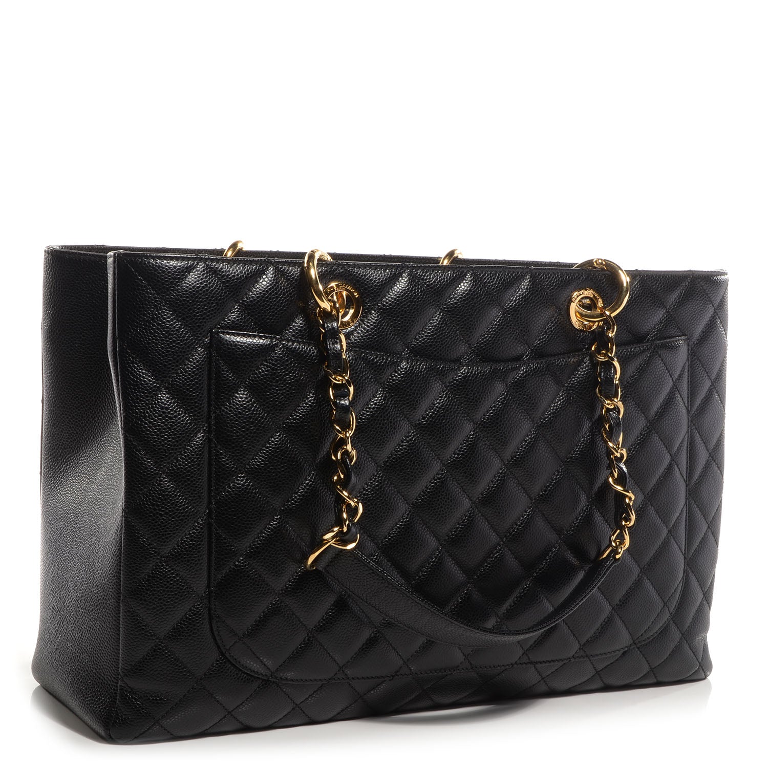 Chanel Caviar XL Grand Shopping Tote GST Black 3 of 8