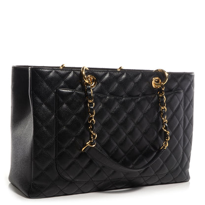 Chanel Caviar XL Grand Shopping Tote GST Black 3 of 8