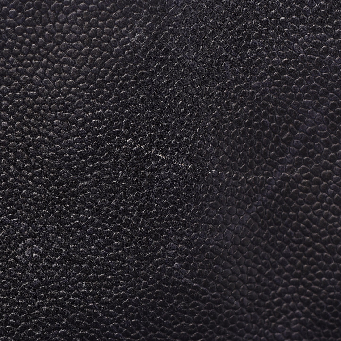 Caviar Quilted Large French Riviera Flap Dark Navy Blue