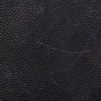 Chanel Caviar Quilted Large French Riviera Flap Dark Navy Blue 12 of 15