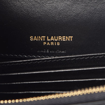 Saint Laurent Smooth Calfskin Monogram Kate Belt Bag Black 6 of 9