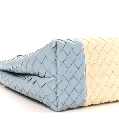 Bottega Veneta Nappa Intrecciato Medium Andiamo Shoulder Bag Sea Salt Ice Khaki 8 of 9